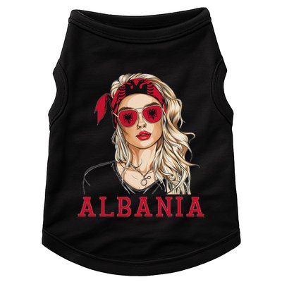 Albanian Flag Outfit For Woman Products Uniform Albania Doggie Tank