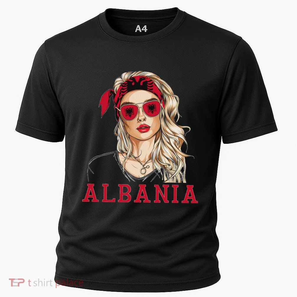 Albanian Flag Outfit For Woman Products Uniform Albania Performance Shirt