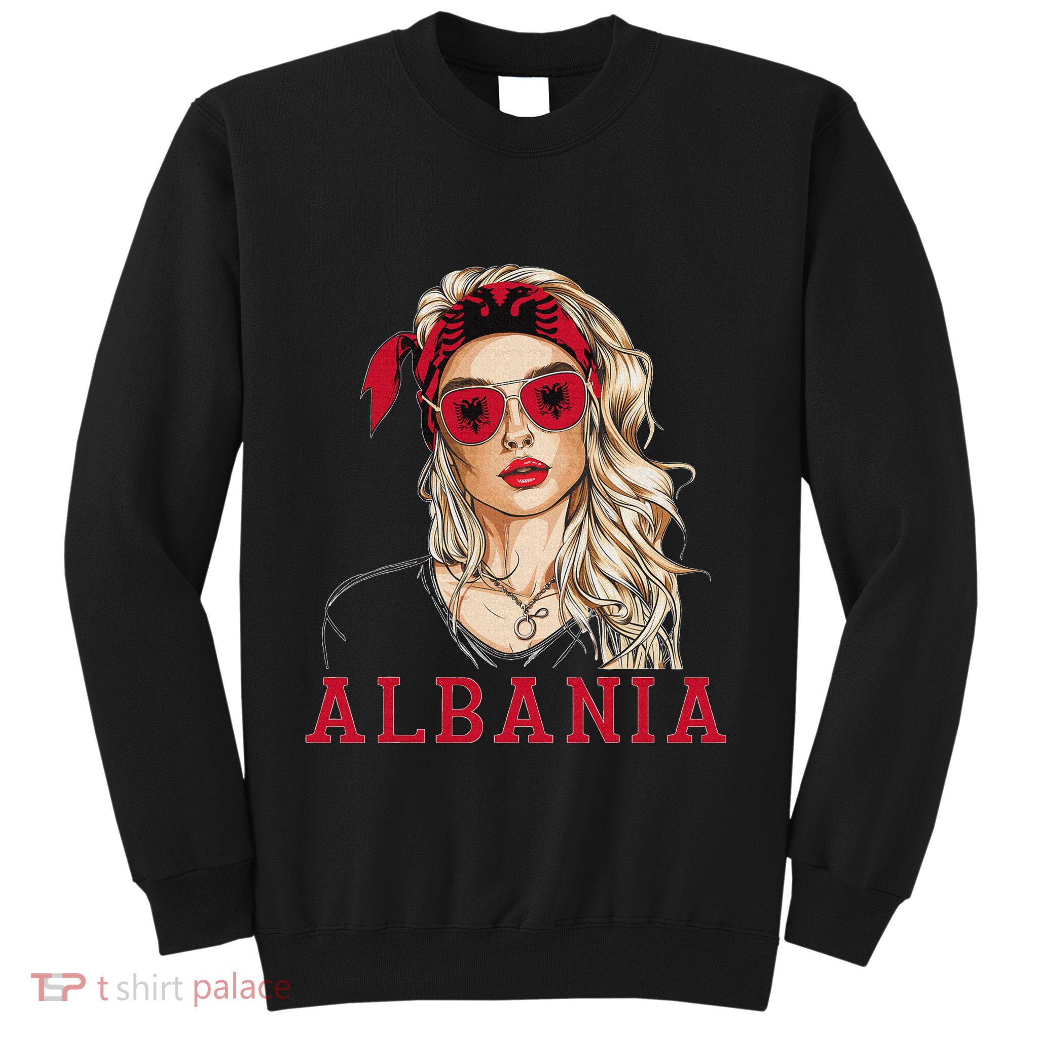 Albanian Flag Outfit For Woman Products Uniform Albania Sweatshirt