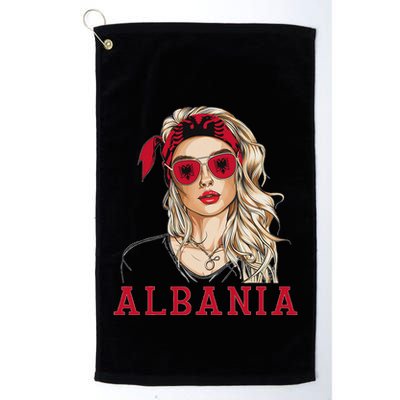 Albanian Flag Outfit For Woman Products Uniform Albania Golf Towel