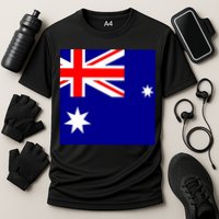 Australian Flag of Australia Cooling Performance Crew T-Shirt
