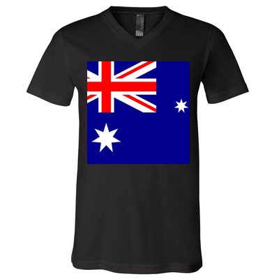 Australian Flag of Australia V-Neck T-Shirt