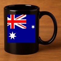 Australian Flag of Australia 11oz C Handle Ceramic Mug