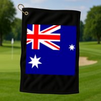 Australian Flag of Australia Golf Towel