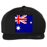 Australian Flag of Australia Wool Snapback Cap