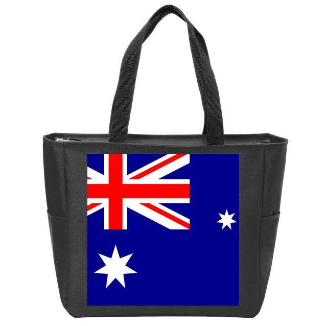Australian Flag of Australia Zip Tote Bag