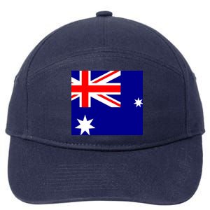 Australian Flag of Australia 7-Panel Snapback Hat