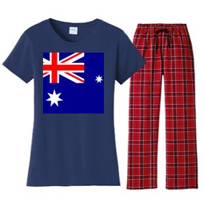 Australian Flag of Australia Women's Flannel Pajama Set