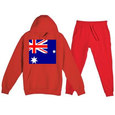 Australian Flag of Australia Premium Hooded Sweatsuit Set