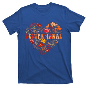 Autumn Fall OT Occupational Therapy Therapist Thanksgiving T-Shirt