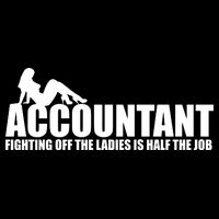 Accountant Fighting Off The Ladies Is Half The Job Cooling Performance Long Sleeve Crew