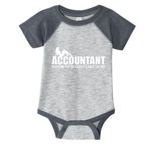 Accountant Fighting Off The Ladies Is Half The Job Infant Baby Jersey Bodysuit