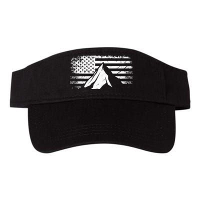 American Flag Outdoor Camping Apparel Hiking Camping Valucap Bio-Washed Visor