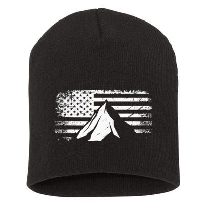 American Flag Outdoor Camping Apparel Hiking Camping Short Acrylic Beanie