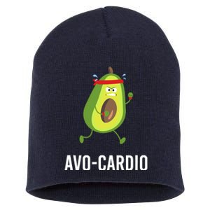 Avocardio Funny Pun Workout Running Avocado Short Acrylic Beanie