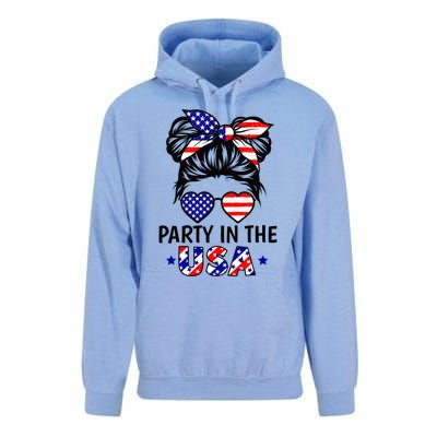 American Flag Party In Usa 4th July Patriotic Unisex Surf Hoodie