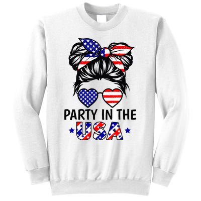 American Flag Party In Usa 4th July Patriotic Sweatshirt