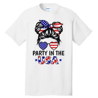 American Flag Party In Usa 4th July Patriotic Tall T-Shirt