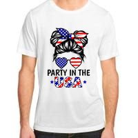 American Flag Party In Usa 4th July Patriotic Adult ChromaSoft Performance T-Shirt