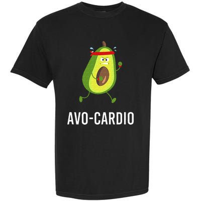 AvoCardio Funny Pun Workout Running Avocado Garment-Dyed Heavyweight T-Shirt