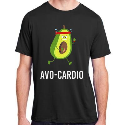 AvoCardio Funny Pun Workout Running Avocado Adult ChromaSoft Performance T-Shirt