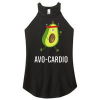 AvoCardio Funny Pun Workout Running Avocado Women's Perfect Tri Rocker Tank