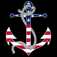 American Flag Patriotic Anchor - Memorial Day 4th Of July City Backpack