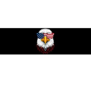 American Flag Patriotic Eagle 4th Of July Bumper Sticker