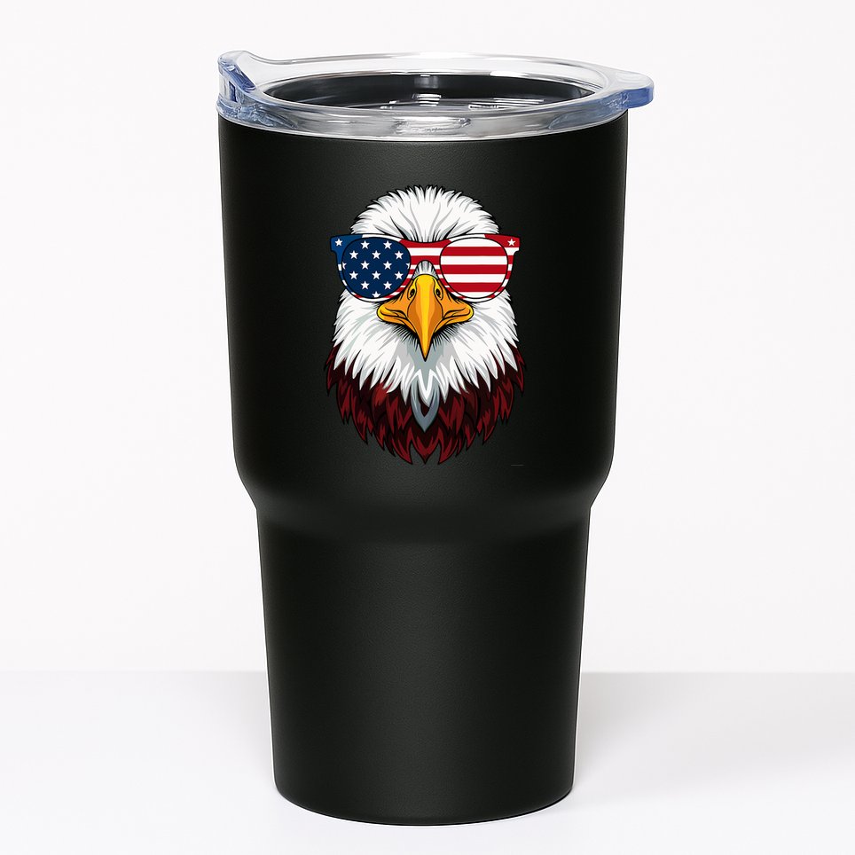 American Flag Patriotic Eagle 4th Of July Tumbler
