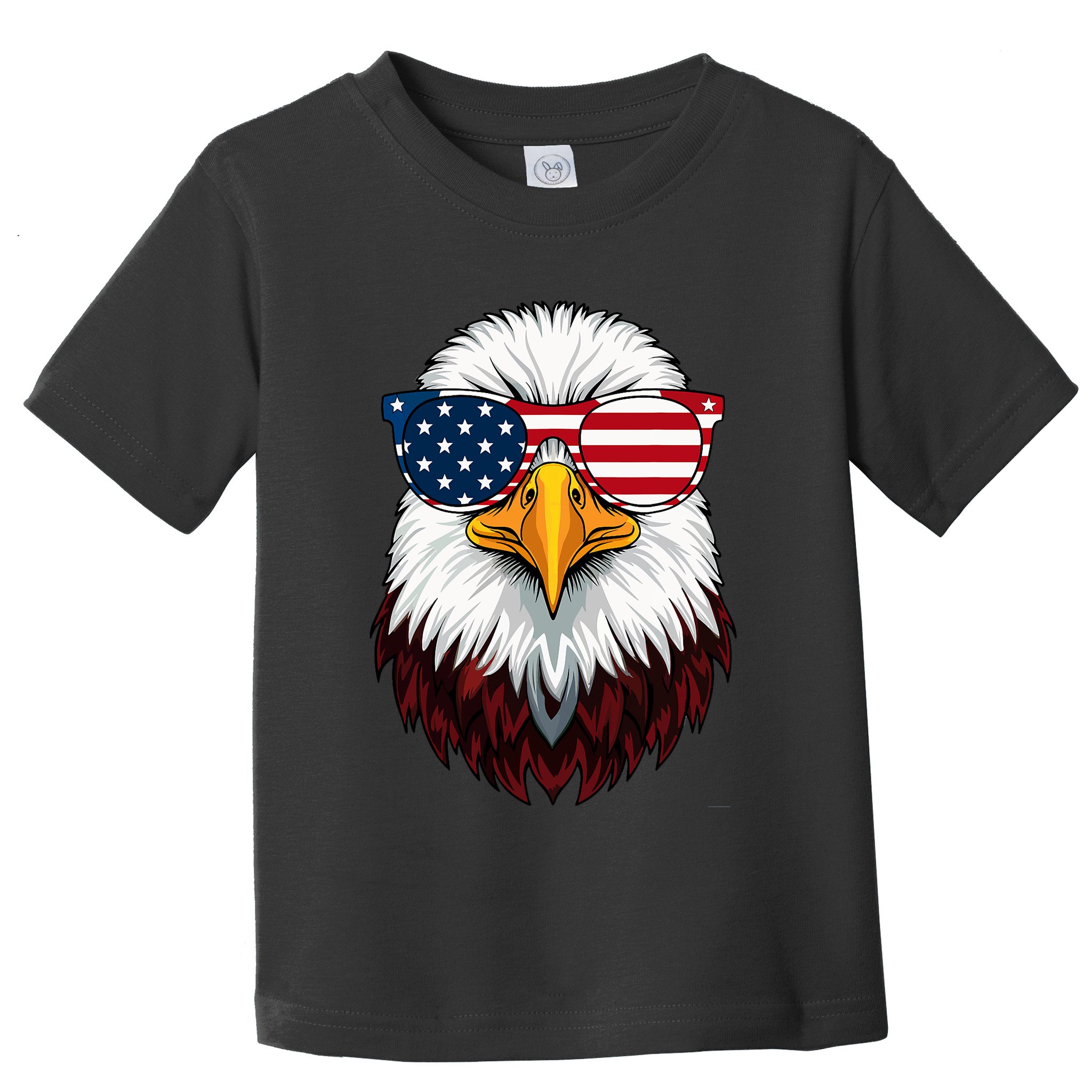 American Flag Patriotic Eagle 4th Of July Toddler T-Shirt