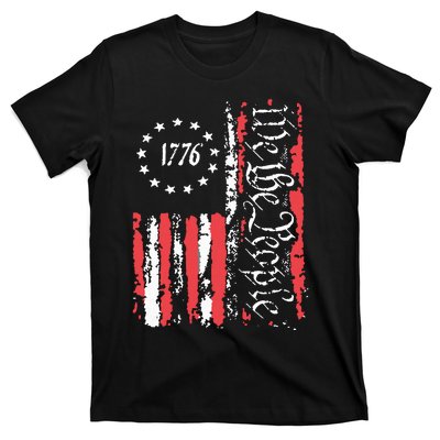 American Flag Patriotic 1776 We The People Usa T-Shirt