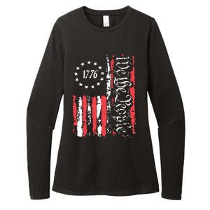 American Flag Patriotic 1776 We The People Usa Womens CVC Long Sleeve Shirt