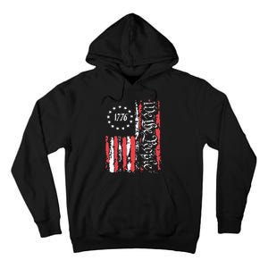 American Flag Patriotic 1776 We The People Usa Tall Hoodie