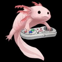Axolotl Fish Playing Video Game Axolotl Lizard Gamers Coffee Mug