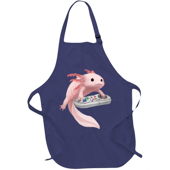 Axolotl Fish Playing Video Game Axolotl Lizard Gamers Apron