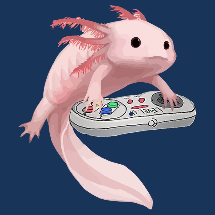 Axolotl Fish Playing Video Game Axolotl Lizard Gamers Legacy Cool Fit Booney Bucket Hat