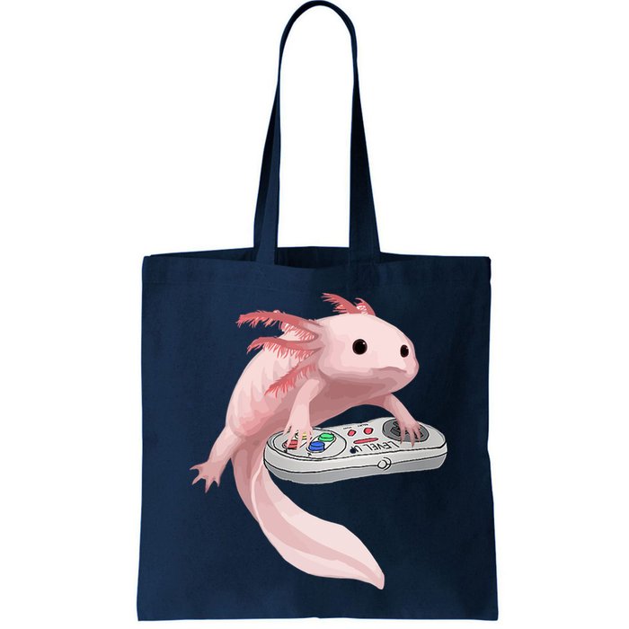 Axolotl Fish Playing Video Game Axolotl Lizard Gamers Bag