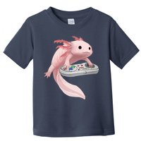 Axolotl Fish Playing Video Game Axolotl Lizard Gamers Toddler T-Shirt