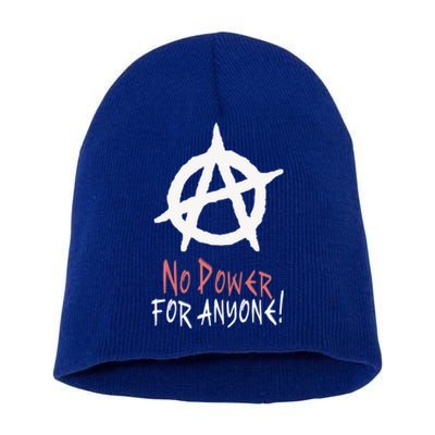 Anarchy Freedom Punks Punk Rock Anarchy Gift Short Acrylic Beanie