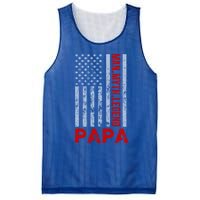 American Flag Papa Myth Legend Gift Mesh Reversible Basketball Jersey Tank