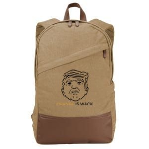 Antitrump Funny Political Novelty Graphic 2024 Cotton Canvas Backpack