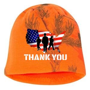 American Flag Patriotic Thank You Gift Kati - Camo Knit Beanie