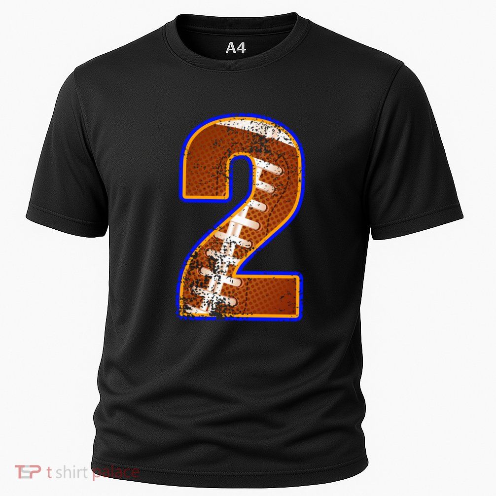 American Football Player Number Two Performance Shirt