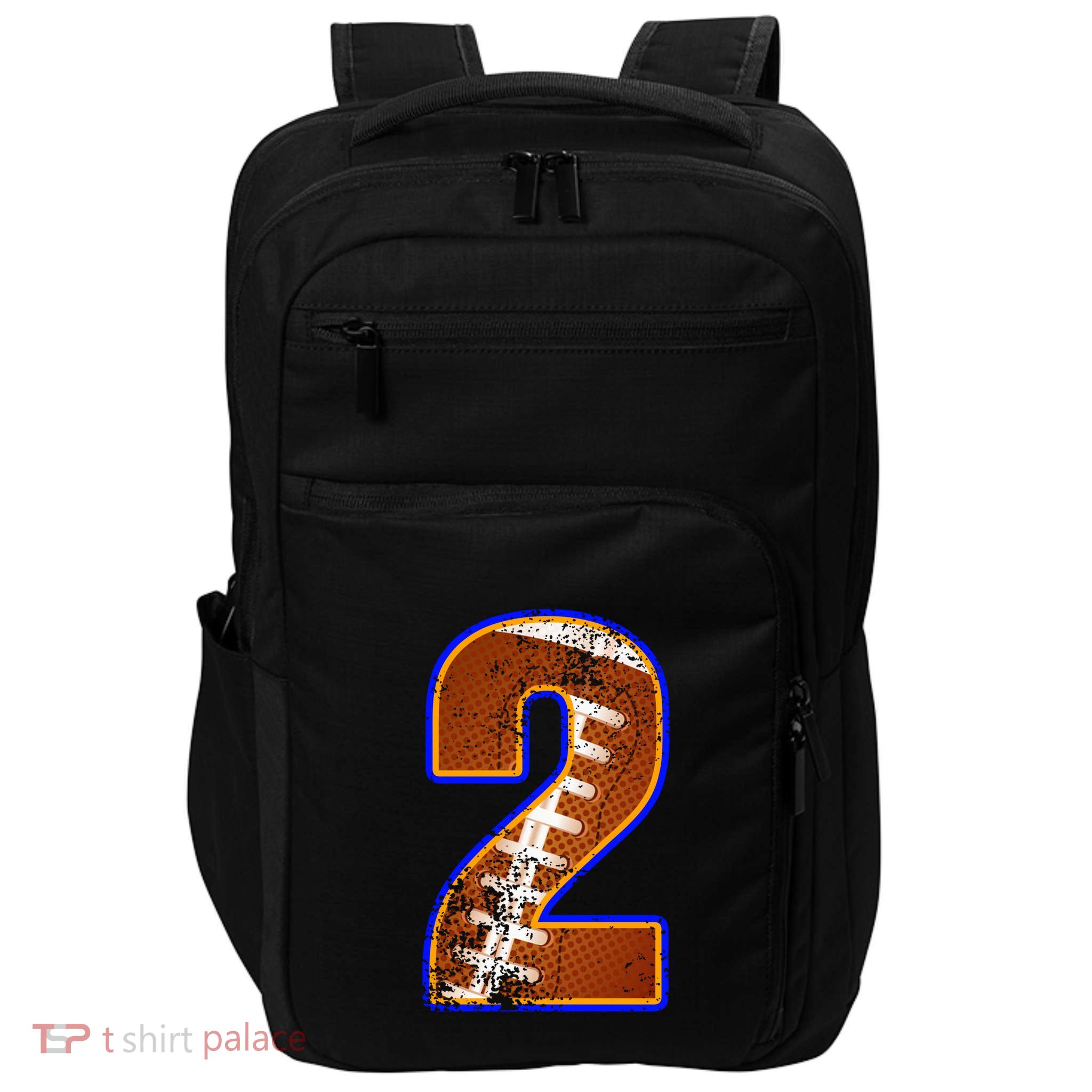 American Football Player Number Two Impact Tech Backpack