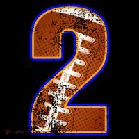 American Football Player Number Two Impact Tech Backpack