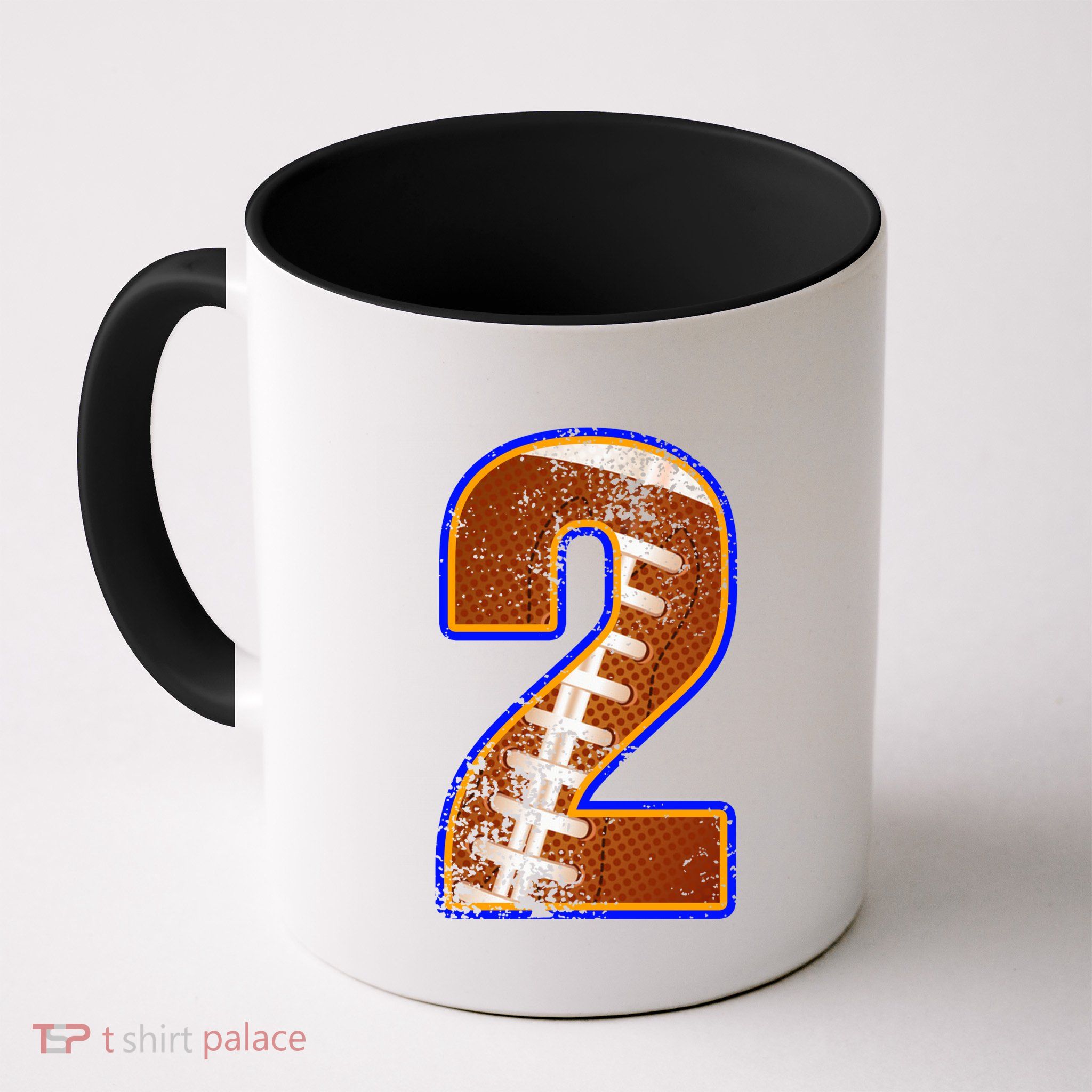 American Football Player Number Two Mug