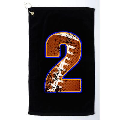 American Football Player Number Two Golf Towel