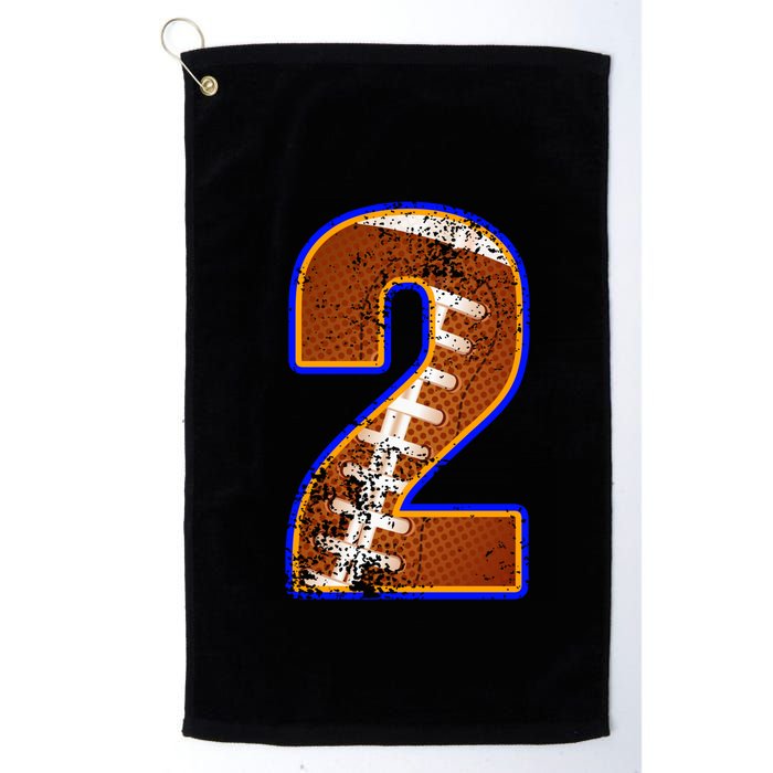 American Football Player Number Two Golf Towel