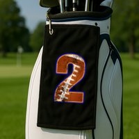 American Football Player Number Two Golf Towel