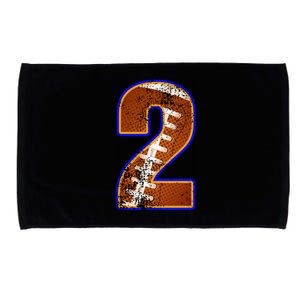 American Football Player Number Two Microfiber Hand Towel